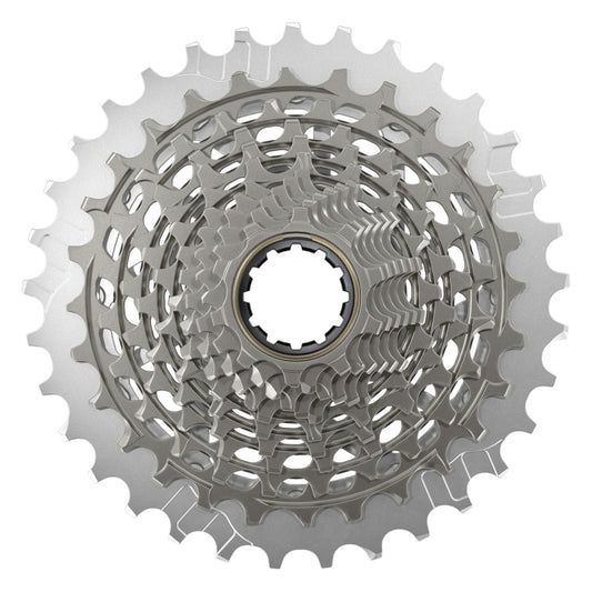 SRAM RED XG-1290 Cassette - 12-Speed 10-33t For XDR Driver Body Silver E1