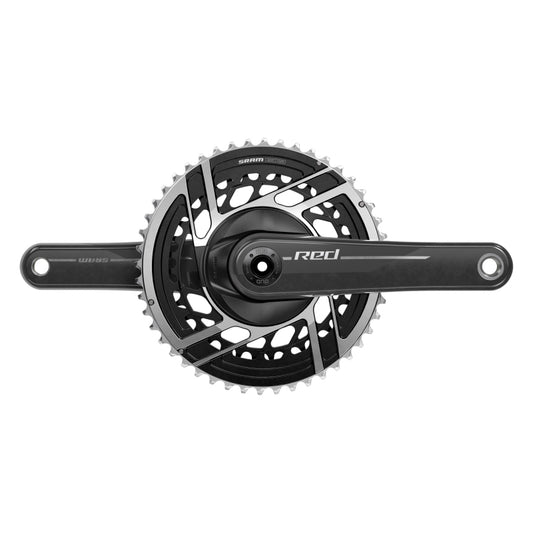 SRAM RED Crankset - 172.5mm 2x 12-Speed 50/37t 8-Bolt Direct Mount DUB Spindle Interface Natural Carbon E1