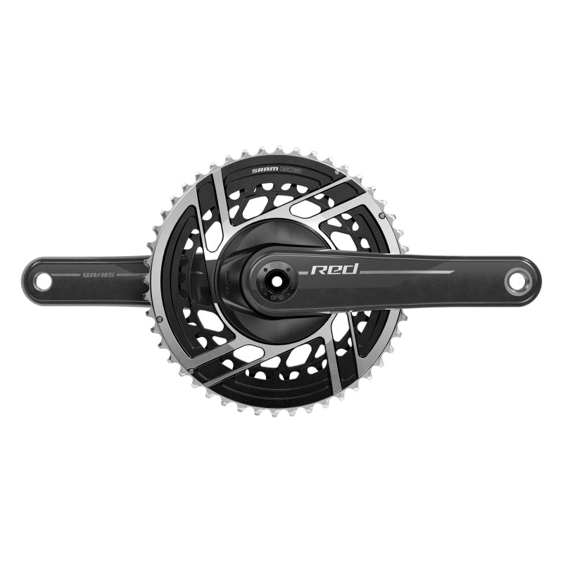 SRAM RED Crankset - 170mm 2x 12-Speed 46/33t 8-Bolt Direct Mount DUB Spindle Interface Natural Carbon E1