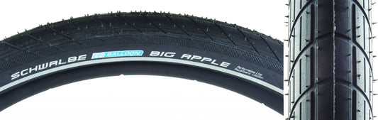 Schwalbe Big Apple Tire - 29 x 2.35 Clincher Wire BLK/Reflective Performance Line