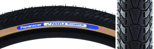 Panaracer Pasela ProTite Tire - 26 x 1.25 Clincher Wire Black/Tan 60tpi