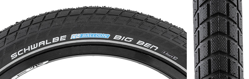 Schwalbe Big Ben Tire - 27.5 x 2 Clincher Wire Black  Active SBC K-Guard