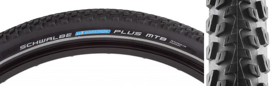 Schwalbe Marathon Plus MTB Tire - 27.5 x 2.25 Clincher Wire BLK SmartGuard Dual Compound