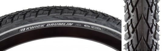 Kenda Kwick Drumlin Tire - 26 x 2.2 Clincher Wire Black/Reflective 60tpi KS