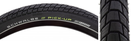 Schwalbe Pick-Up Tire - 27.5 x 2.35 Clincher Wire BLK/Reflective Performance Line Super Defense Addix E Twin Skin E-50