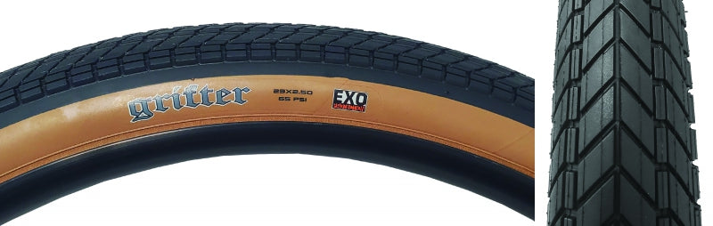 Maxxis Grifter Tire - 29 x 2.5 Clincher Wire Black/Tan EXO