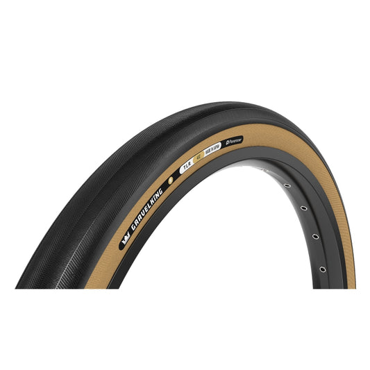 Panaracer GravelKing Slick R Tire - 700 x 28 Clincher Folding Black/Amber