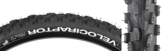 WTB VelociRaptor Comp Tire - 26 x 2.1 Clincher Wire Black Front