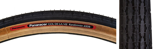 Panaracer Col de la Vie Tire - 650b x 38mm Clincher Wire Black/Tan 60tpi