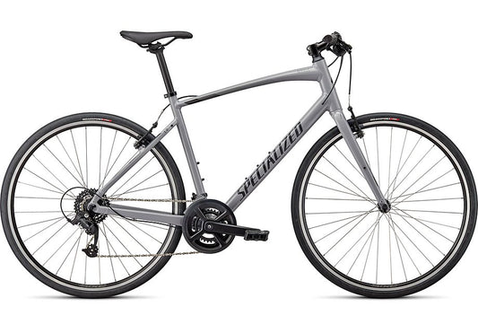 2023 Specialized sirrus 1.0 bike gloss cool grey / smoke / satin black reflective xl