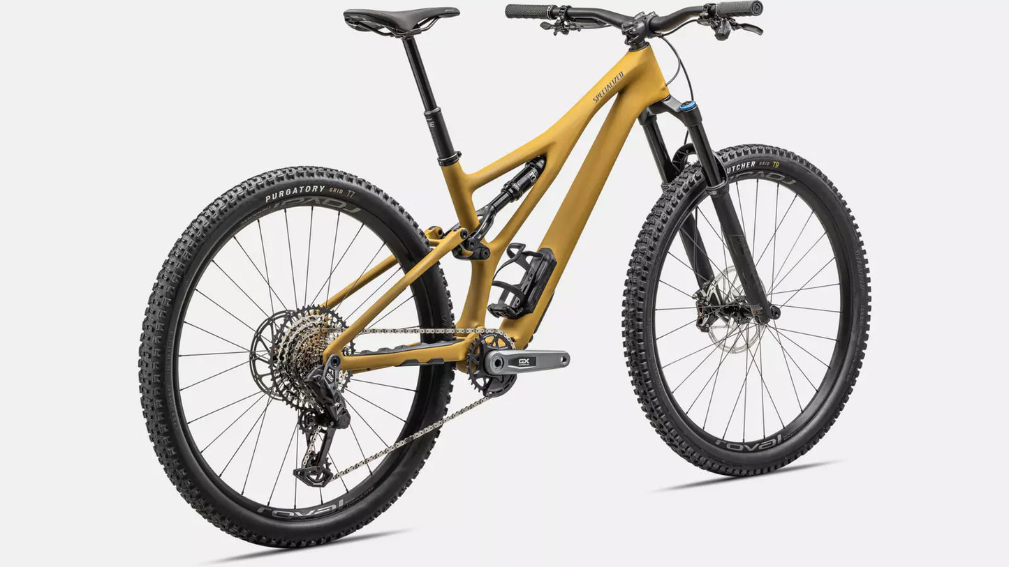 2023 Specialized Stumpjumper expert bike satin harvest gold / midnight shadow s1