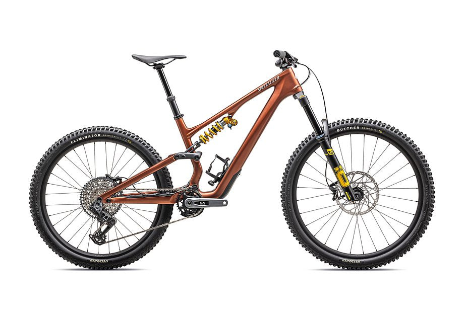 2025 Specialized Stumpjumper 15 ohlins coil bike satin copper speckle / satin silver dust s3