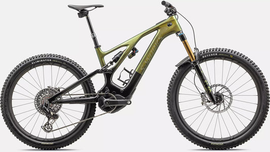 2023 Specialized levo S-Works carbon g3 bike gloss gold pearl over carbon / carbon / gold pearl over carbon s6