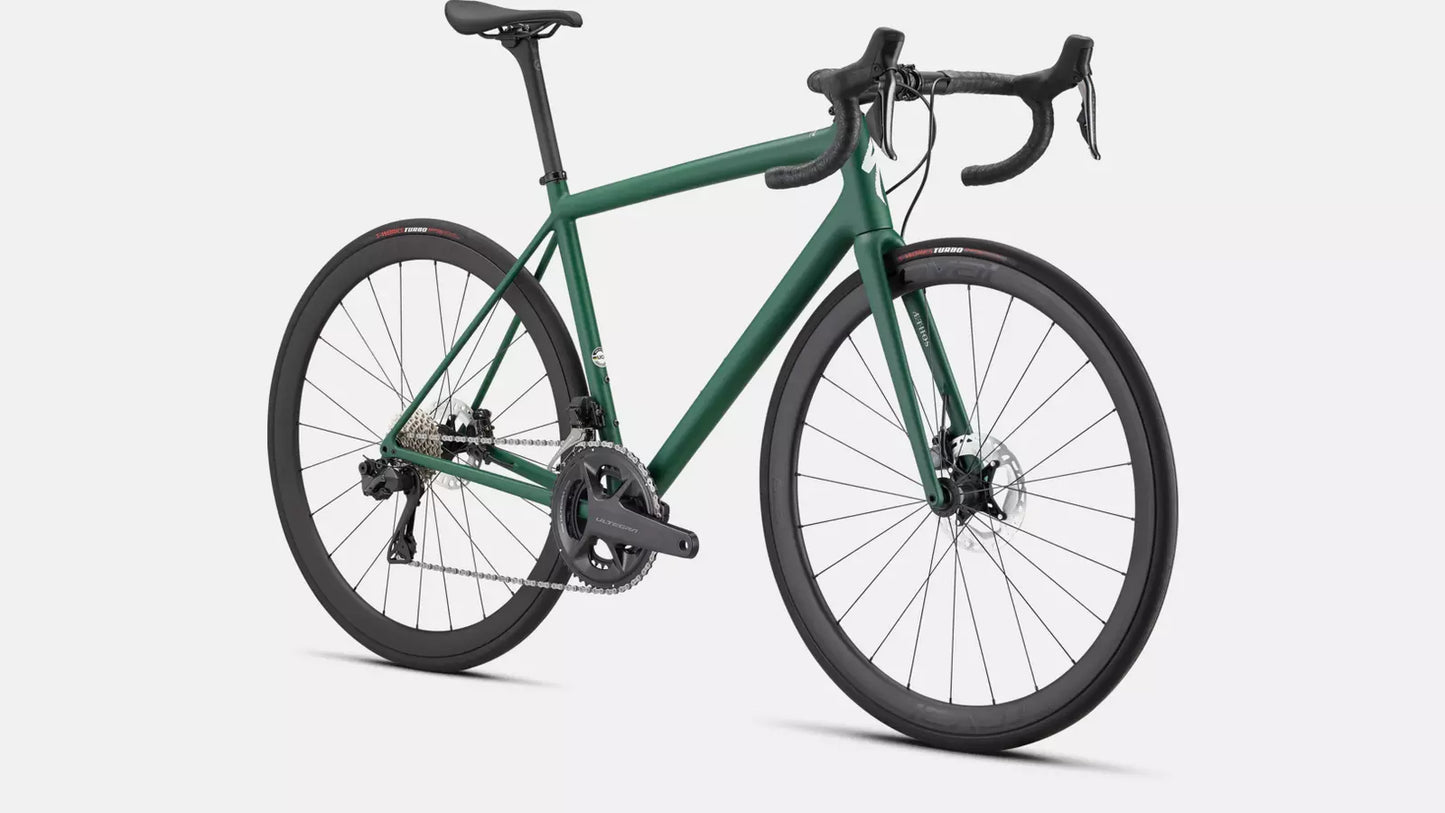 2024 Specialized aethos expert bike pine green / white 52