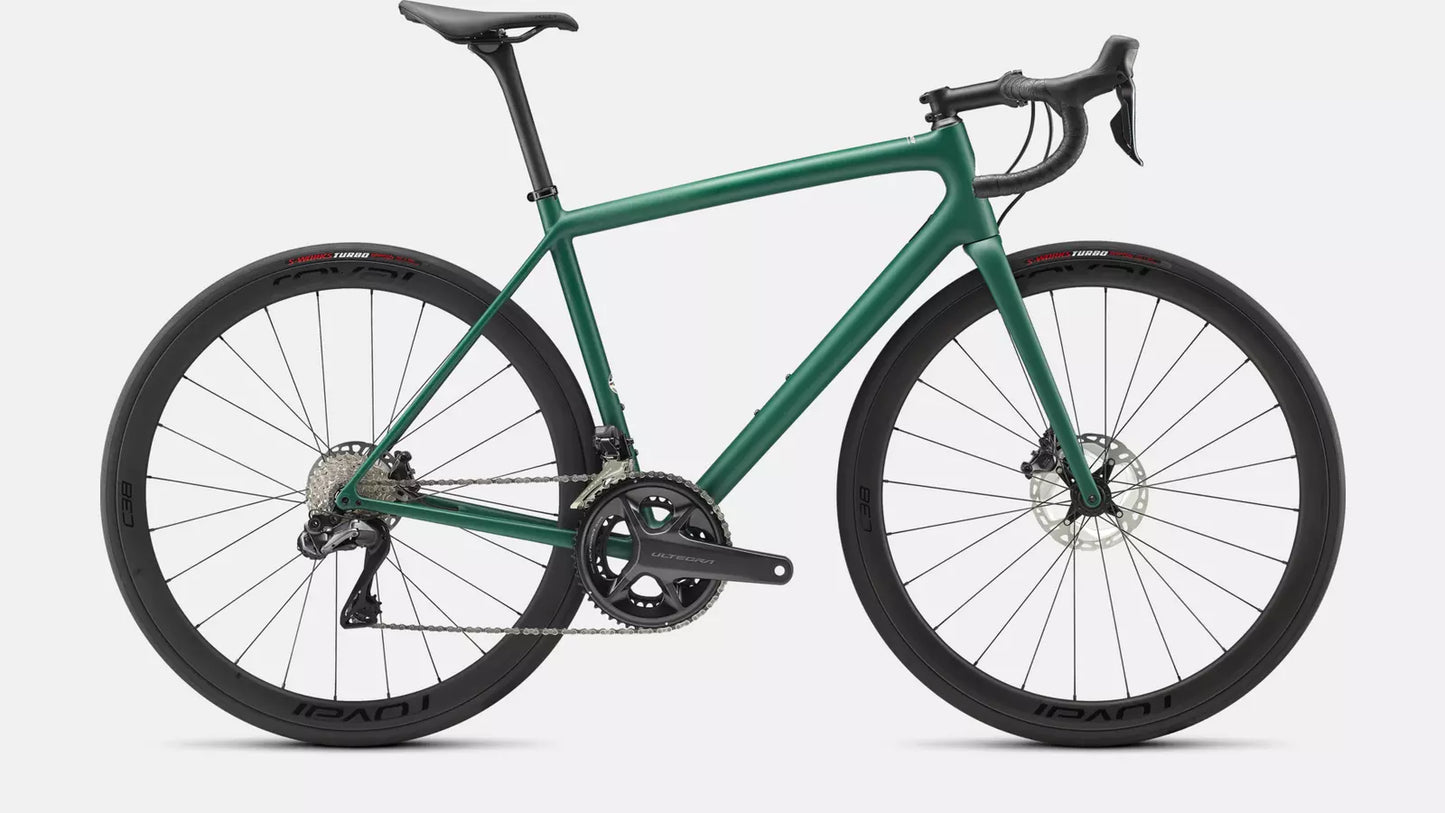 2024 Specialized aethos expert bike pine green / white 58