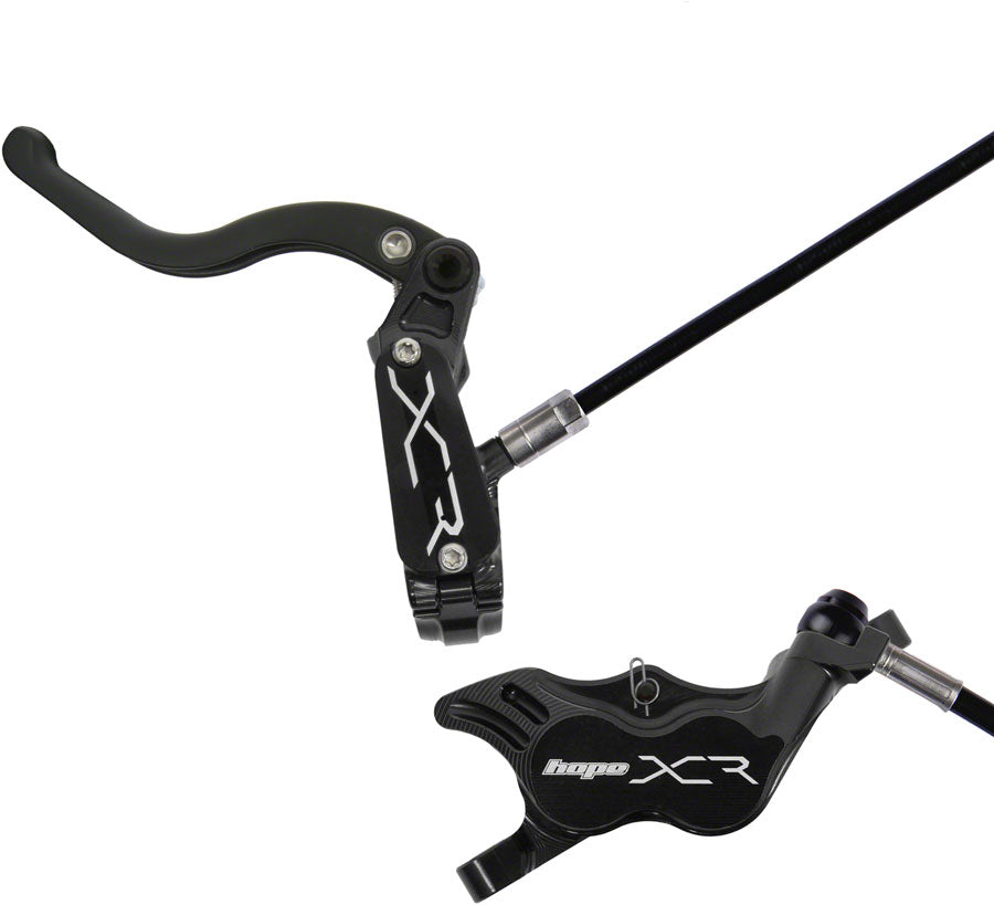 Hope XCR Pro E4 Disc Brake and Lever Set - Front Hydraulic Post Mount Black