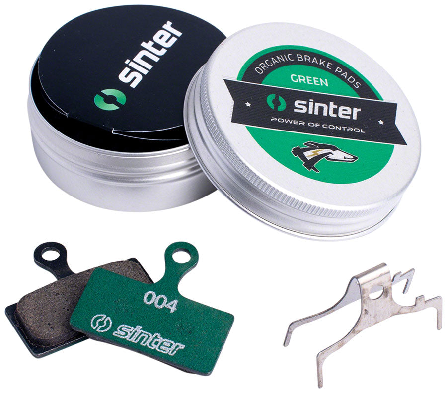 Sinter Green s2032 Compound Organic Disc Brake Pads - Shimano G Type Sinter Type 004 One Pair