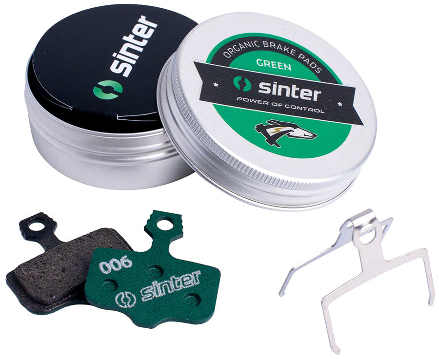 Sinter Green s2032 Compound Organic Disc Brake Pads - Avid/SRAM Sinter Type 006 One Pair