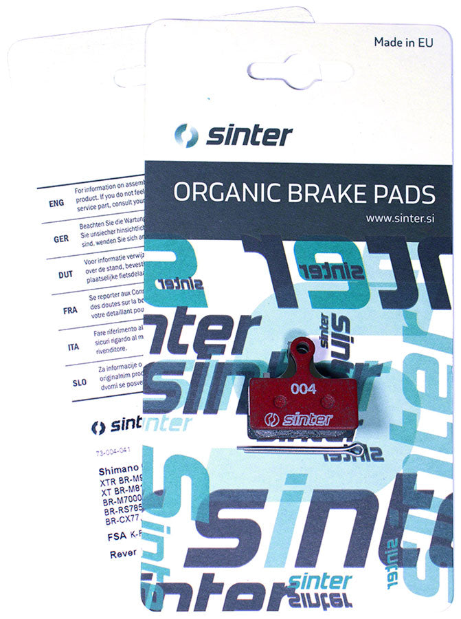 Sinter Red s514 Compound Organic Disc Brake Pads - Shimano G Type Sinter Type 004 One Pair