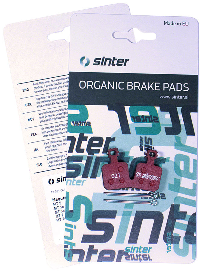 Sinter Red s514 Compound Organic Disc Brake Pads - Magura Sinter Type 021 One Pair