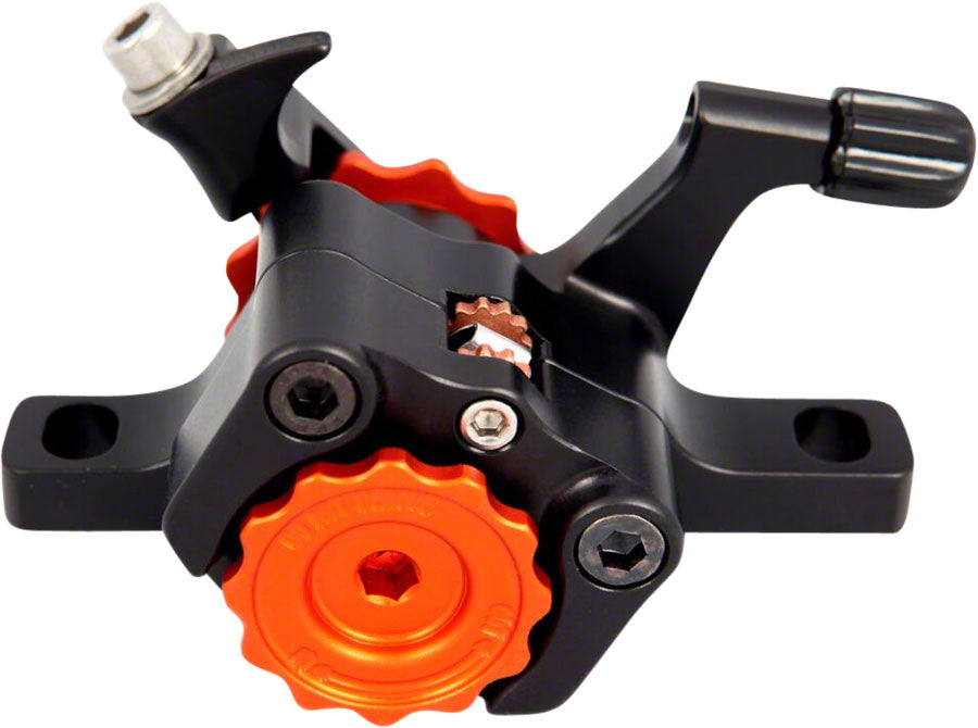 Paul Component Engineering Klamper Disc Caliper Short Pull BLK Orange Adjusters