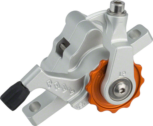 Paul Component Engineering Klamper Disc Caliper Long Pull Silver Orange Adjusters