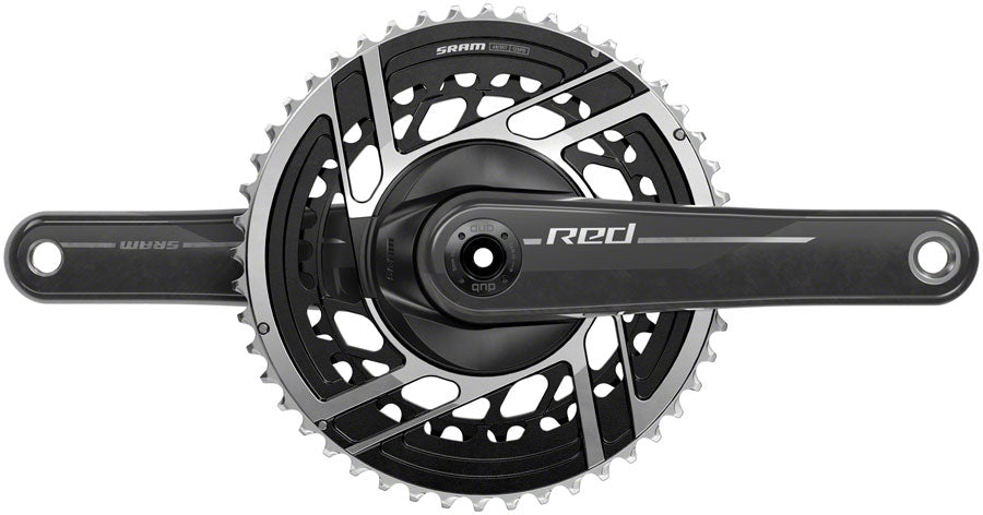 SRAM RED Crankset - 160mm 2x 12-Speed 48/35t 8-Bolt Direct Mount DUB Spindle Interface Natural Carbon E1