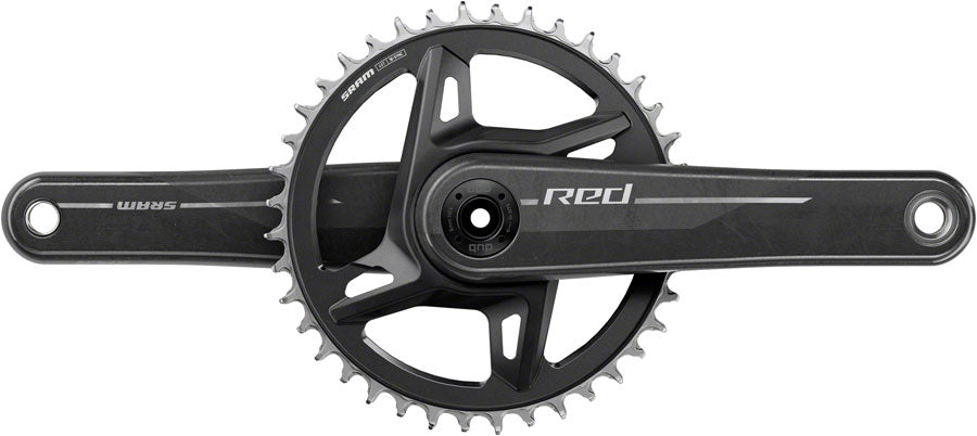 SRAM RED 1x XPLR Wide Crankset - 165mm 13-Speed 40t 8-Bolt Direct Mount DUB Spindle Natural Carbon E1