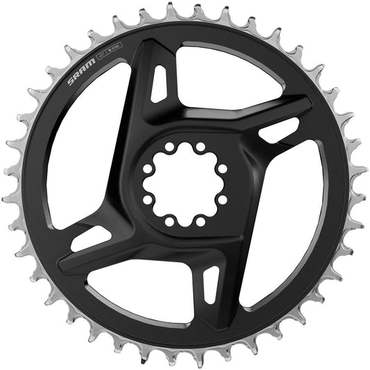 SRAM RED X-Sync Chainring - 40t 12/13-Speed 8-Bolt Direct Mount 6.5mm Offset BLK/Silver E1