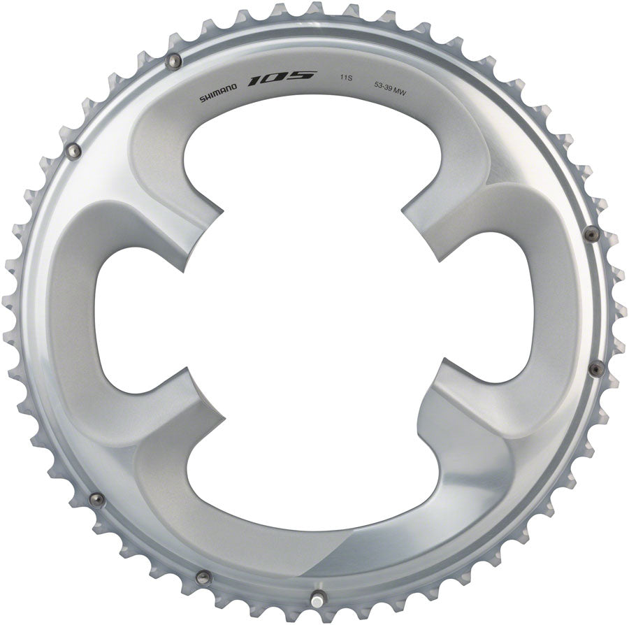 Shimano 105 FC-R7000 53t 4x110 bcd Asymmetric Chainring Silver