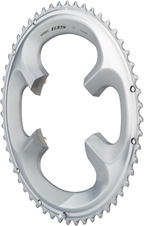 Shimano 105 FC-R7000 53t 4x110 bcd Asymmetric Chainring Silver