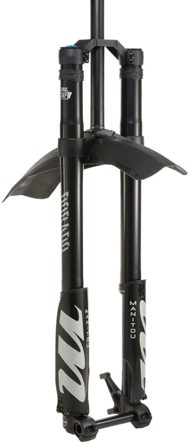 Manitou Dorado Comp Suspension Fork - 27.5" 203 mm 20 x 110 mm 47 mm Offset Straight Steerer BLK Gen 2