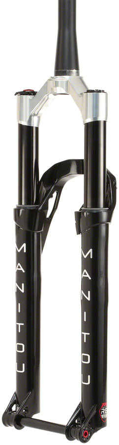 Manitou R8 Pro Suspension Fork - 29" 120 mm 15 x 110 mm 44mm Offset Crown Lockout BLK/Silver