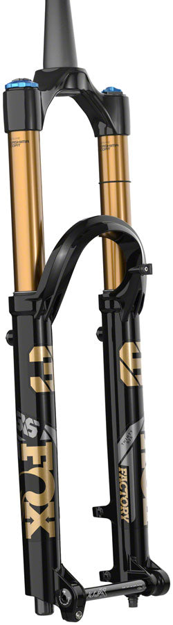 FOX 36 Factory Suspension Fork - 27.5" 160 mm 15 x 110 mm Kabolt-X 44mm Offset GRIP X Damper Shiny BLK