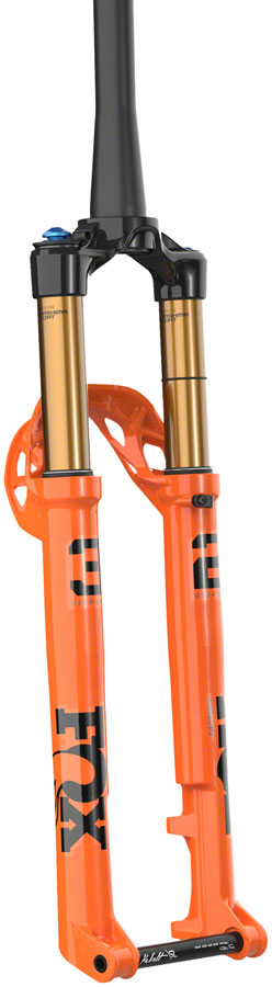 FOX 32 Step-Cast Factory Suspension Fork - 29" 100 mm 15 x 110 mm Kabolt SL 44mm Offset GRIP SL Damper Push-Lock Shiny Orange