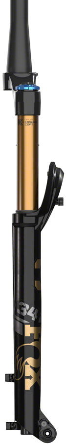 FOX 34 Factory Suspension Fork - 29" 140 mm 15 x 110 mm Kabolt 44mm Offset GRIP X Damper Shiny BLK