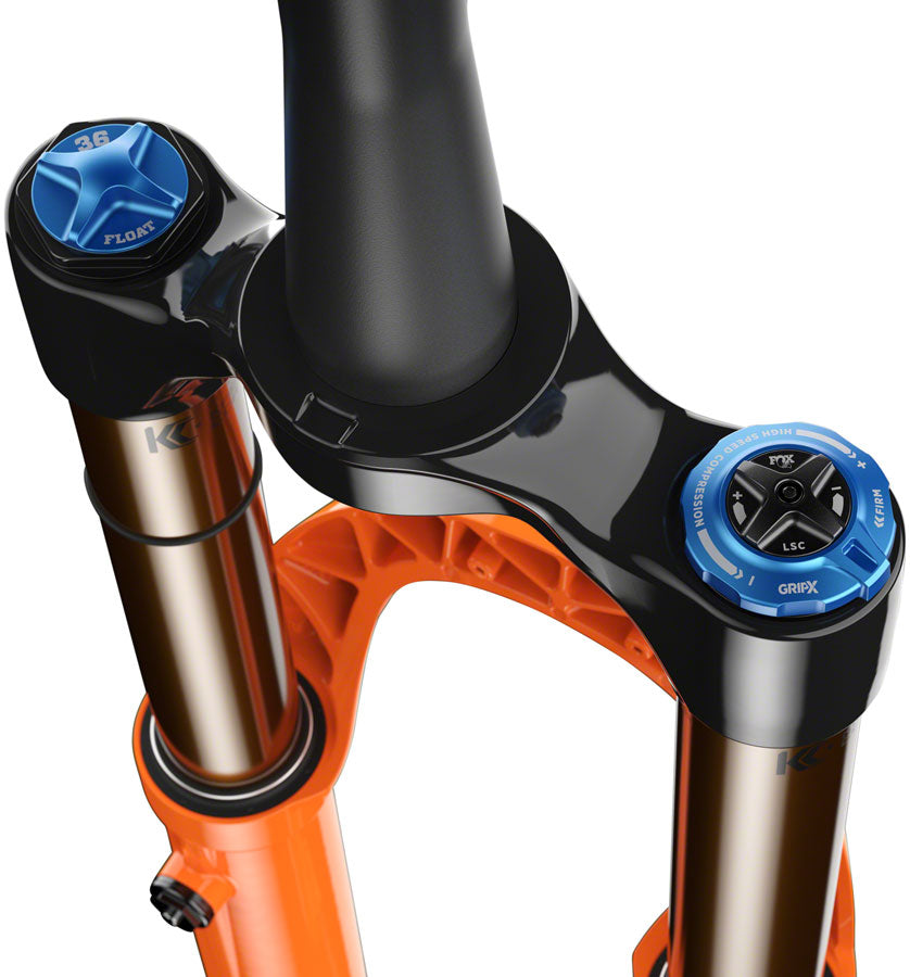 FOX 36 Factory Suspension Fork - 29" 160 mm 15 x 110 mm Kabolt-X 44mm Offset GRIP X Damper Shiny Orange