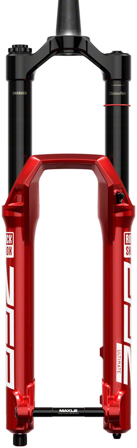 RockShox ZEB Ultimate Charger 3.1 RC2 Suspension Fork - 27.5" 180 mm 15 x 110 mm 44 mm Offset Red A3