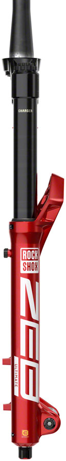 RockShox ZEB Ultimate Charger 3.1 RC2 Suspension Fork - 27.5" 180 mm 15 x 110 mm 44 mm Offset Red A3