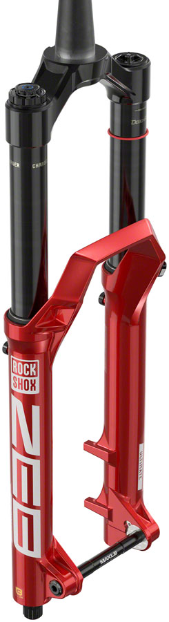 RockShox ZEB Ultimate Charger 3.1 RC2 Suspension Fork - 27.5" 180 mm 15 x 110 mm 44 mm Offset Red A3