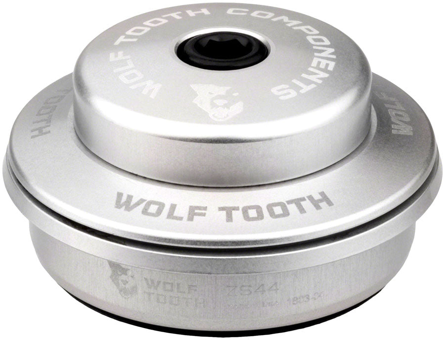 Wolf Tooth Performance Headset - ZS44/28.6 Upper 6mm Stack Raw Silver