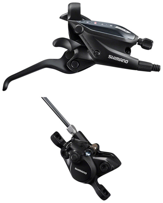 Shimano ST-EF505 EZ Fire Plus Shift/Brake Lever BR-MT200 Disc Brake Caliper - Right/Rear 9-Speed BLK