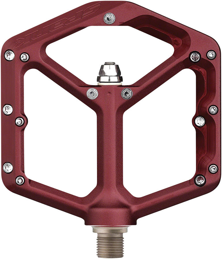 Spank Oozy Pedals - Platform Aluminum 9/16" Red