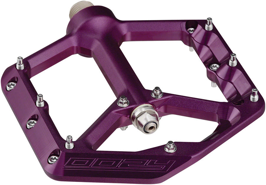 Spank Oozy Pedals - Platform Aluminum 9/16" Purple