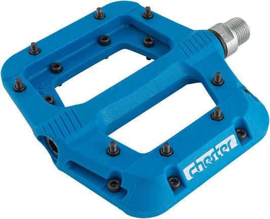 RaceFace Chester Pedals - Platform Composite 9/16" Small Blue