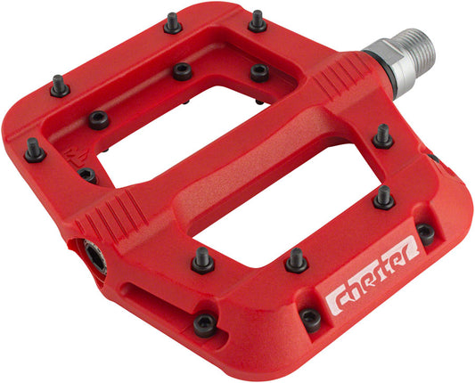 RaceFace Chester Pedals - Platform Composite 9/16" Large Red