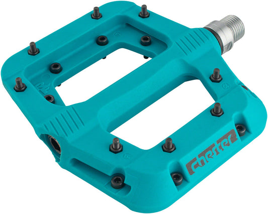 RaceFace Chester Pedals - Platform Composite 9/16" Large Turquoise