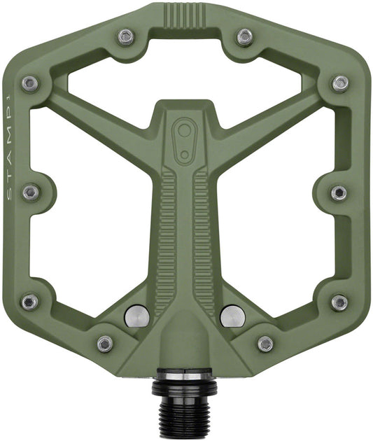 Crankbrothers Stamp 1 Gen 2 Pedals - Platform Composite 9/16" Green Small