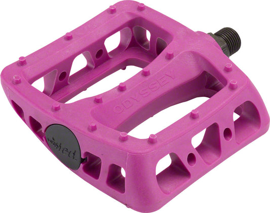 Odyssey Twisted PC Pedals - Platform Composite/Plastic 9/16" Purple