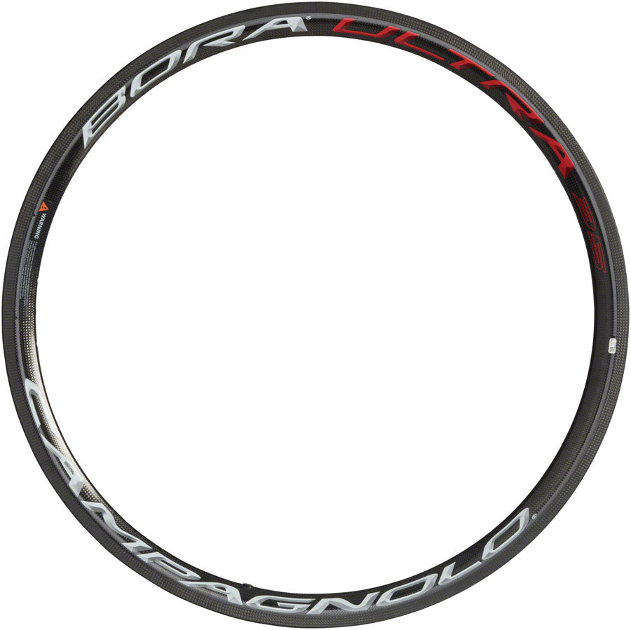 Campagnolo Bora Ultra 35 Rim - 700 Disc Black /Bright Label 21H Tubular Rear